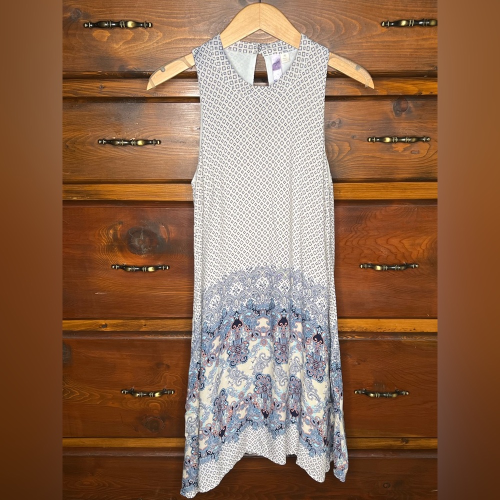 Alya White Cream Sleeveless Sundress with Peter Pan Collar